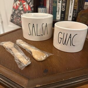 Rae Dunn Salsa and Guac Dip Bowls